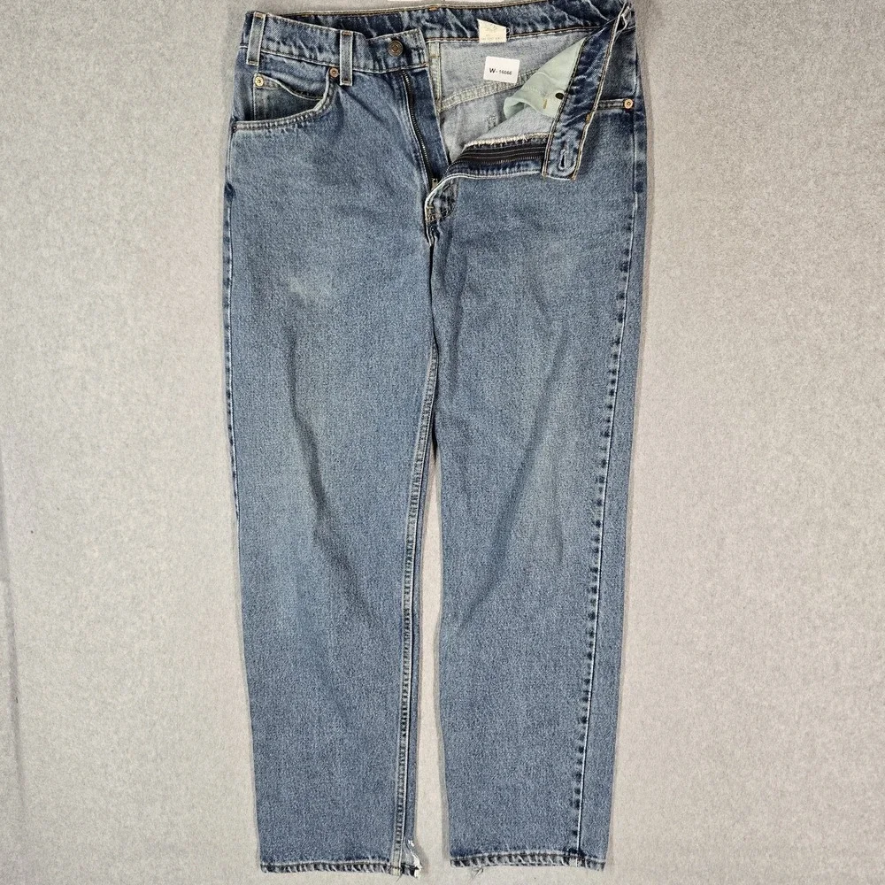 VINTAGE Levi's 550 Men Jeans 33X32 90s Orange Tab Denim Relaxed Fit 30